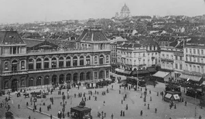 Brussels, Belgium. Gare du Nord. 19 April 1923
