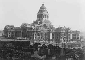 Brussels, Belgium. The Palace of Justice. 19 April 1923