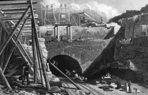 Esoterica Prints: Building London to Manchester railway 1830