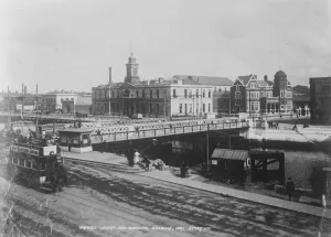 Ireland Irish Prints: The burned city of Cork. Cork Carnegie Library and Municipal Buildings 14 December