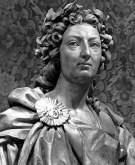 French Collection: Bust of Louis XV (1710-1774), King of France from 1715, by Lambert Sigisbert Adam Le Vau