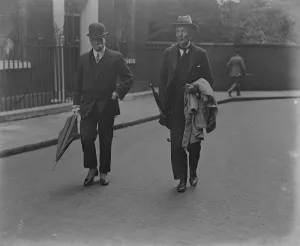 Full Length Prints: Cabinet Meet to Discuss Irish Peace Left to right Mr Edward Shortt the Home Secretary