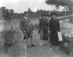 Europeans Prints: The Cairo Season, Egypt. Mr and Mrs Geofrey Laird Clowes and Lady Laird Clowes 28th