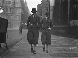 Pavement Collection: At Cambridge - typical Undergraduates 3rd January 1925