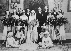 Nuptials Prints: Canadas Royal Romance. The wedding took place at Ottawa, Canada, of Prince Erik of Denmark