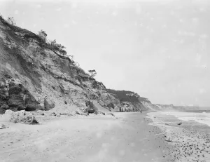 Beach Prints: canford cliffs, branksome of Poole in Dorset adjoining Branksome 1925