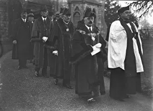 Procession Collection: Canon J A Douglas, 23 years has been vicar of St Lukes Church, Camberwell