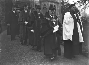 London Prints: Canon J A Douglas, 23 years has been vicar of St Lukes Church, Camberwell