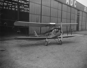 Captain Lancaster and Mrs Miller start on flight to Australia. Their machine