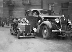 Car claimed to be the cheapest ever produced in Britian was demonstrated in London