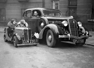 Car claimed to be the cheapest ever produced in Britian was demonstrated in London