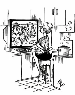 Cooking Collection: Cartoon by Sax The latest domestic appliance