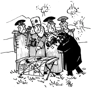 Illustration Prints: Cartoon by Sax Spy Usually paying little or no attention to political correctness