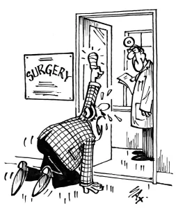 Cartoon by Sax Usually paying little or no attention to political correctness, Sax