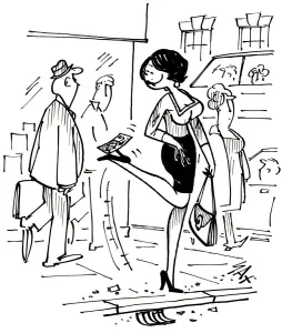 Cartoon by Sax Usually paying little or no attention to political correctness, Sax