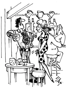 Cartoon by Sax Usually paying little or no attention to political correctness, Sax