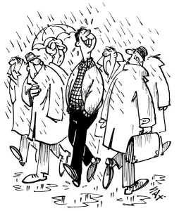 Cartoon by Sax Usually paying little or no attention to political correctness, Sax