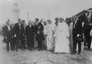 Framed Print : Casablanca welcomes new Sultan. Sidi Mohammed, the young new Sultan of Morocco
