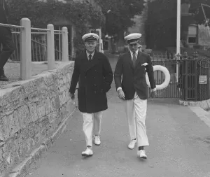 Celebrities at Cowes on Isle of Wight