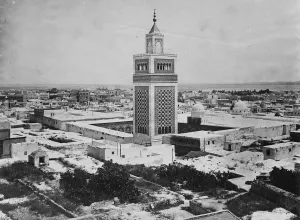 Religious Building Prints: The change of rulers in Tunis. The great El Zitouna Mosque. 12 February 1929