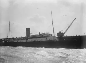 Channel Steamer Maid of Kent, Southern Railways Co s, Cross Channel steamer