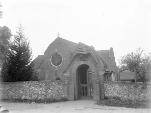 Christian Prints: Chapel of the Holy Innocents, Fairseat, Stansted, Kent. 1936