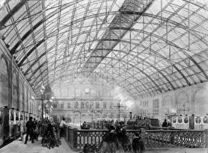 Victorian Collection: Charing Cross Railway Station in London 1864 ? TopFoto