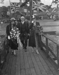 The charity Lifeboat fete in Scadbury, Kent. Lady Smithers, Sir Waldron Smithers