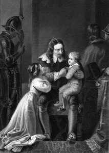 Cross Prints: Charles 1st taking leave of his children