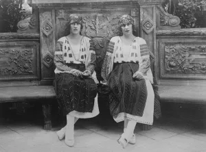 Charming Royal Sisters in National Costume Princess Irene of Greece who recently
