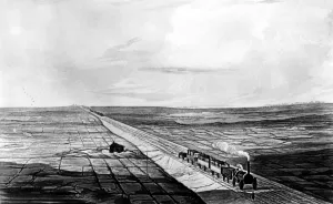 Chat Moss threatened the completion of the Liverpool and Manchester Railway, until