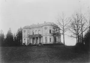 Atmospheric Prints: The Chateau at Spa where the Spa conference will be held in Belgium 7 June 1920