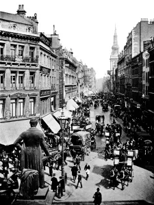 Street Prints: Cheapside, London looking East