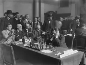 Chess Problems. Striking studies in expression Capablanca thinking it out 16