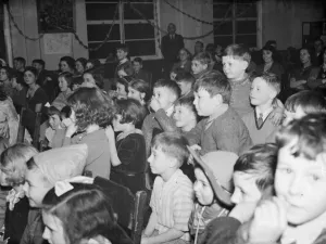 Children enjoying the entertainment at the Hurst Residents Associations children