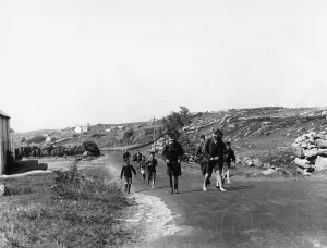 Poor Prints: Children leaving school in Donegal 1952
