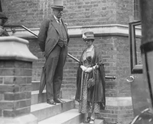 Baby Prints: Christening of baby daughter of Sir Trevor and Lady Wheeler Sir Ernest and Lady