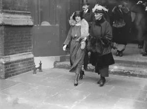 The christening of the infant son of the Honourable Mrs Thomas Cochrane at St Pauls Church