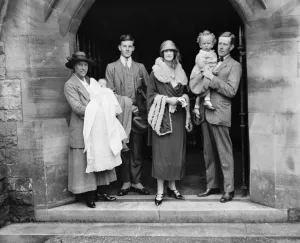 Nanny Prints: Christening at St Saviour s. Westgate on Sea The infant Simon, Mr Harold Warrender