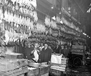 Christmas Collection: Christmas poultry at Leadenhall Market. 19 December 1924