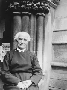 A church record, Verger who has attended thousands of marriages and baptisms