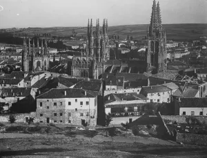 Landmark Prints: The city of Burgos in northern Spain. 28 August 1928
