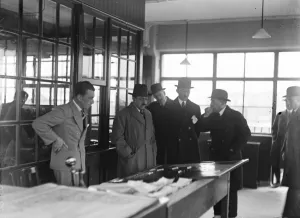 Civil aviation display for King of Afghanistan at Croydon aerodrome. 21 March 1928