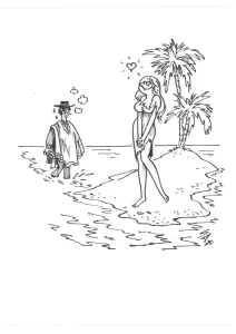 Prints of Clint Eastwood arrives Cartoons By Sax Prints: Clint Eastwood arrives! Sax Usually paying little or no attention to political correctness
