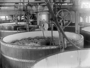 The closing of the Royal Brewery at Brentford, West London, England