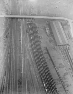 The Coal Crisis From the Air A remarkable photgraph taken from an aeroplane showing