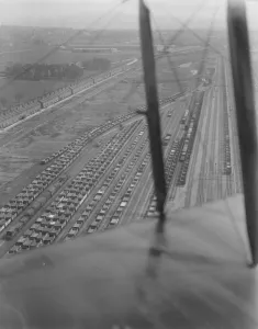 The Coal Crisis From the Air A remarkable photgraph taken from an aeroplane showing