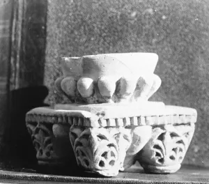 Column head from the Palestine excavation 1924