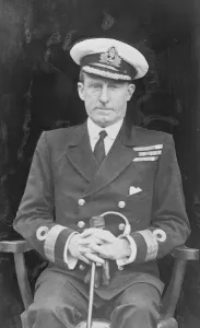 Navy Prints: Commodore W H Boyle of the Royal Naval Barracks, Devonport 11 November 1922