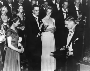Author Writer Prints: At the Concert Hall, Stockholm Hall, HRH the Crown Prince Gustaf Adolf presented